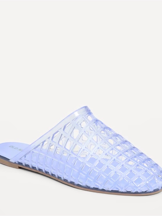 Old Navy Shoes - Woven Jelly Mule Slide - Light Blue